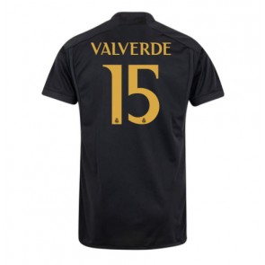 Real Madrid Federico Valverde #15 Rezervni Dres 2023-24 Kratak Rukavima